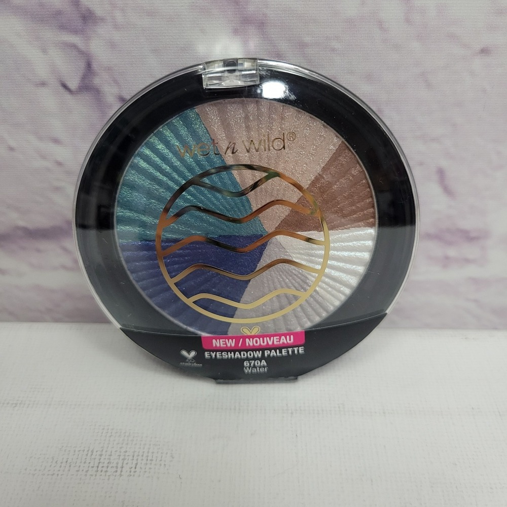 New No Box Wet n Wild Coloricon Eyeshadow Palette 670A Water 6g Assorted